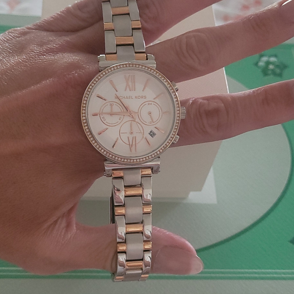 Michael Kors Two-Tone Women's Watch - Picture 8 of 16
